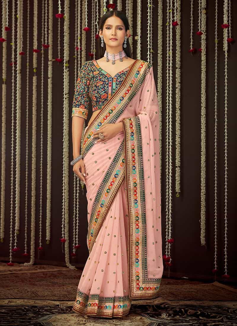 Latest And Trendy Blouse Designs For Stylish Saree